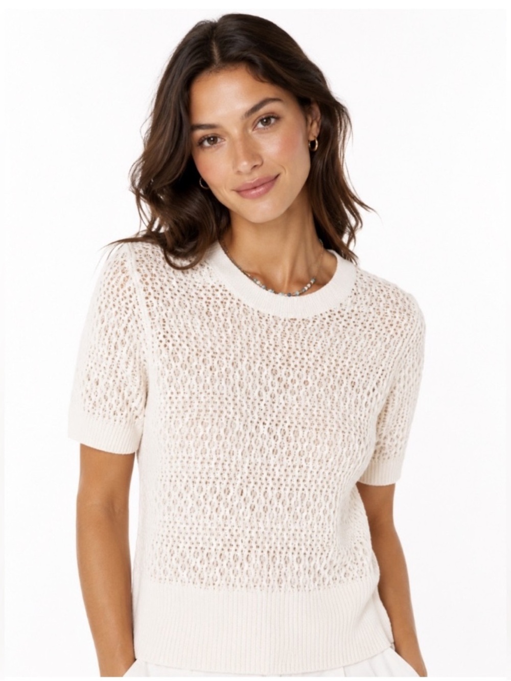 J Crew Sweater S Cashmere Ivory